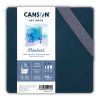 Leporelo Canson Art Book Montval v pevnej väzbe 15 x 15 cm, Cold Pressed, 300 g/m², 18 strán