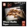 Skicák Koi Mixed Media v lepené vazbě 20 x 20 cm, 290g, 12 listů