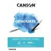 Canson Graduate Watercolour  Skicák v lepené vazbě A5, 250g, 20 listů